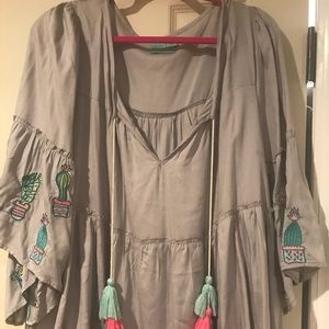 NWOT Judith March tunic with tassels